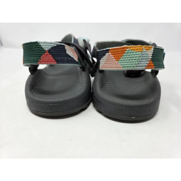 CHACO WOMENS SZ12 MEGA Z CLOUD STRAPPY SANDAL BUCKLE KALEIDO KATYDID COLORBLOCK - Picture 3 of 9